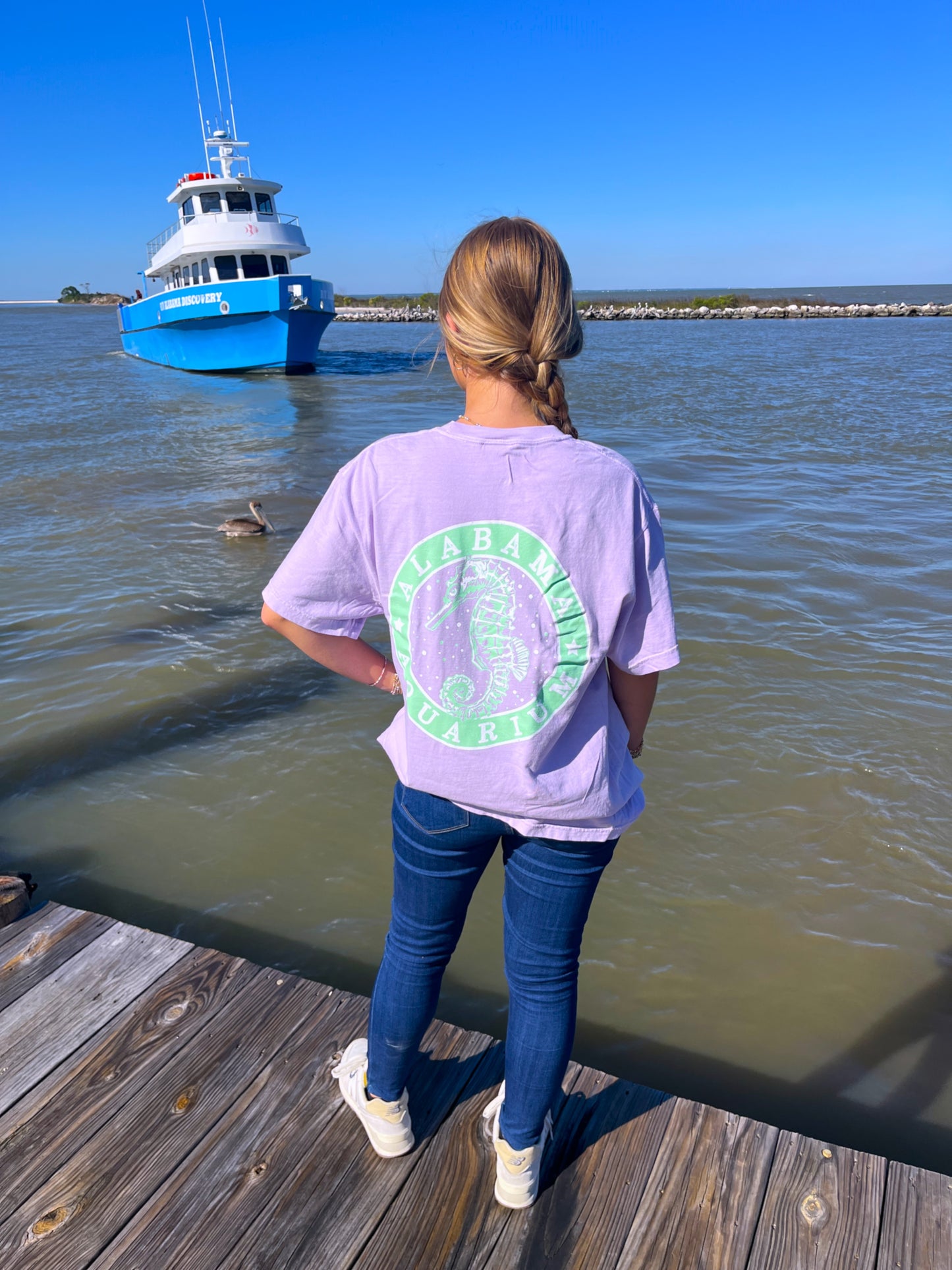 Alabama Aquarium Seahorse Tee