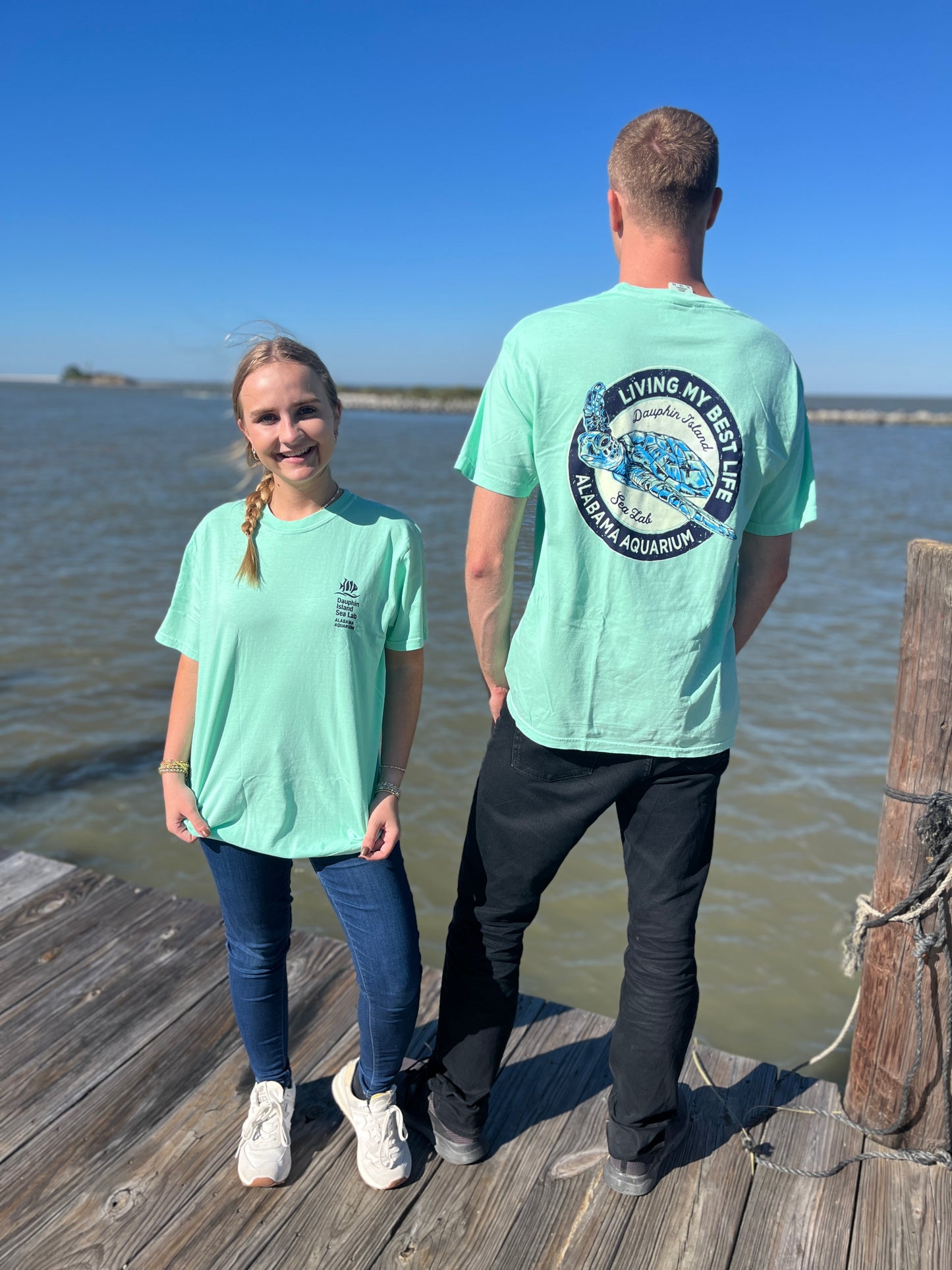 Living My Best Life Alabama Aquarium Tee