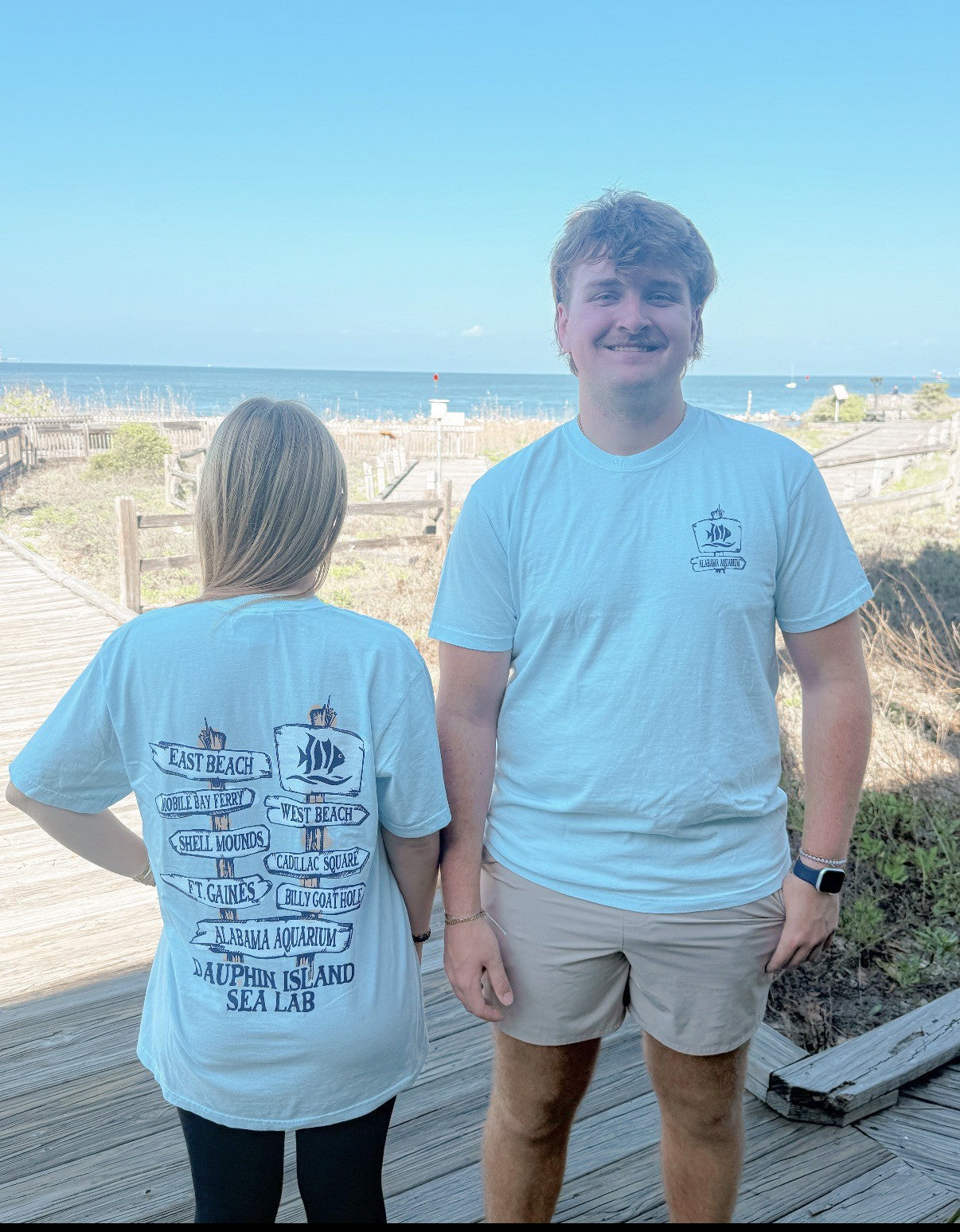 Alabama Aquarium Island Signs Tee